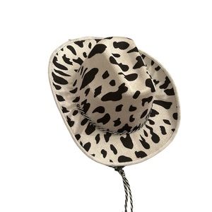 cow print cowboy hat